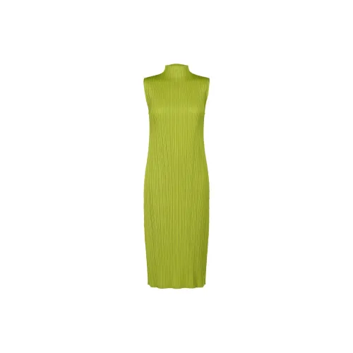 PLEATS PLEASE ISSEY MIYAKE Sleeveless Dresses Women's Grass Green