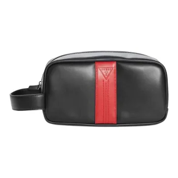 GUESS Artificial Leather Toiletry Bag Regular Men's Black