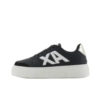 ARMANI EXCHANGEAE Low Top Skateboard Shoes Women's Black