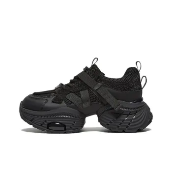 BASTO Dark Night Galaxy Cushioning Lightweight Breathable Low Top Chunky Sneakers Women's