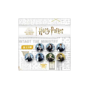 Comefor Hermione Granger Draco Malfoy Luna Lovegood Ron Weasley Preppy Badges