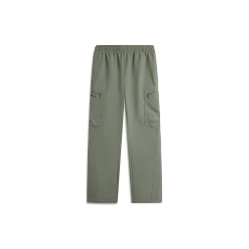 LINING CF Tracing Casual Pants Men Screw Smoke Green