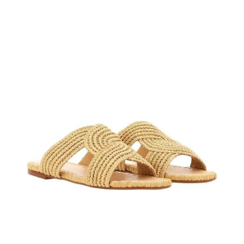 Castañer Prado Twist Detail Colour Block Slides Women's-2