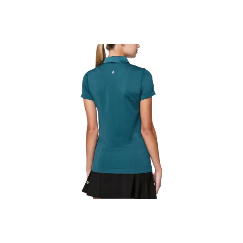 Lululemon Swiftly Speed Polo Shirt Women's Turquoise-1