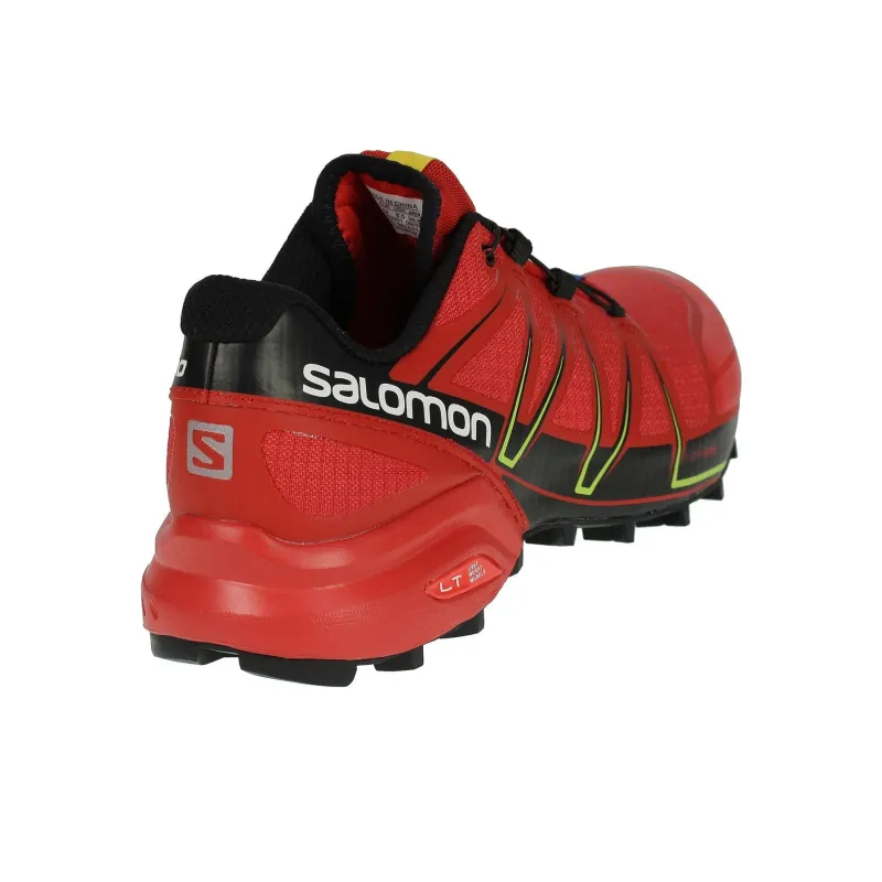 SALOMON SPEEDCROSS PRO Slip Resistant Quick Dry Lightweight Low Top Trail Running Shoes Men's Red-1