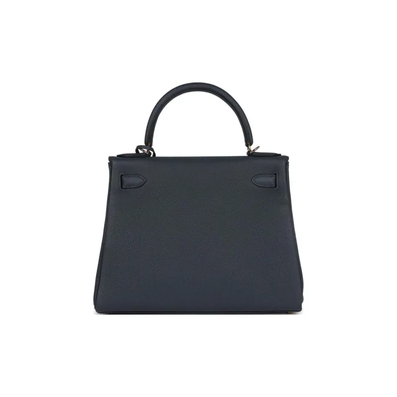 HERMES Togo Calfskin Kelly Bag Handbags Regular Women's H0 Misty Gray-3