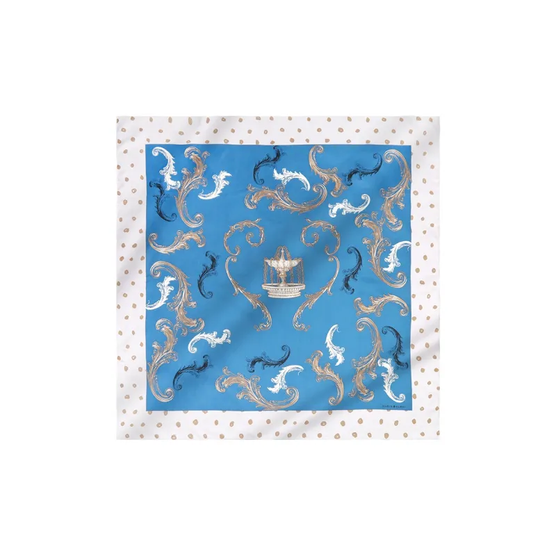 MARJAKURKI Silk Scarves Women's-4