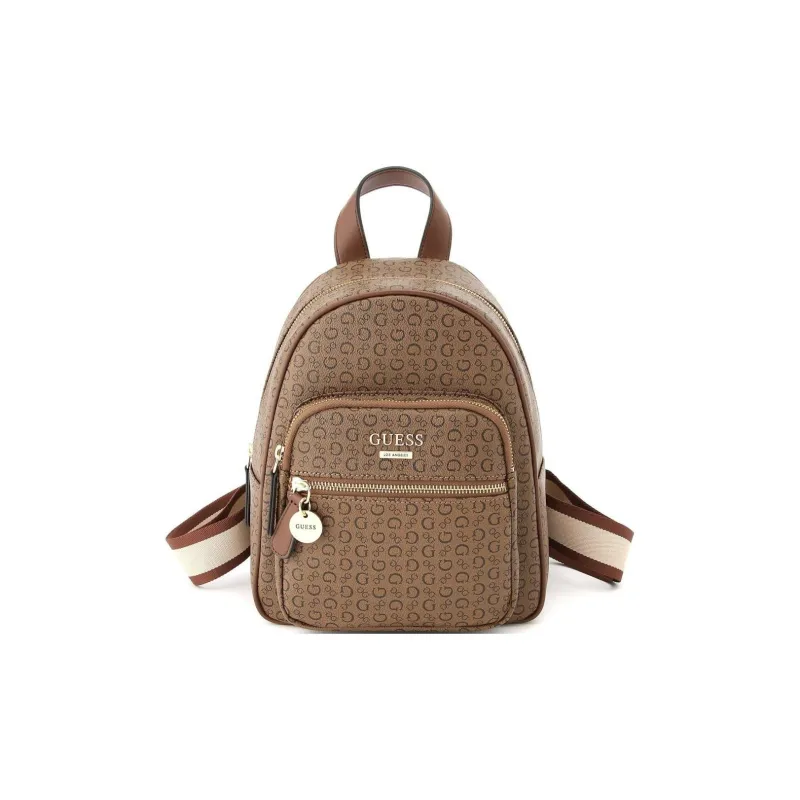 GUESS Polyurethane Backpack Regular Women's Brown-0