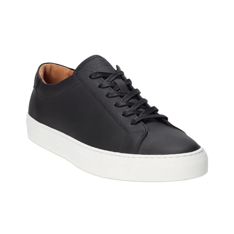 Polo Ralph Lauren Jermain Low-Top Skateboard Shoes Men's Black-2
