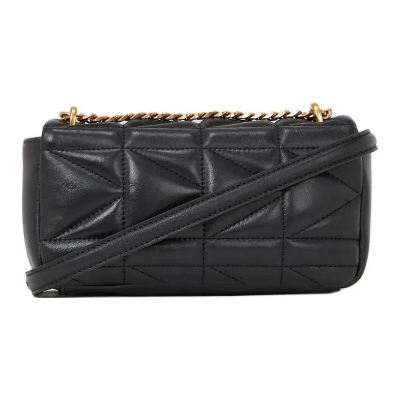 KARL LAGERFELD Nappa Leather Shoulder Bag, Crossbody Bag Small Size Women's Black-1