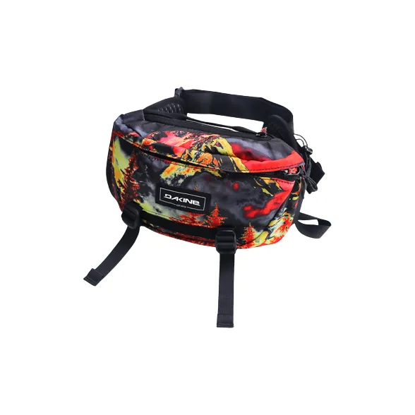 Dakine Running Equipment Running Fanny Pack Dusty Blue, Snow Mountains Sunset-3