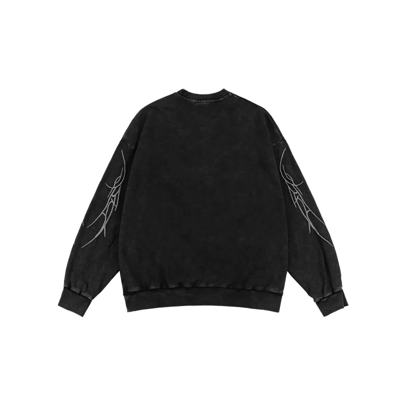 PILOTDRAGON x XINYINSU P&D 24FW Sweatshirt Unisex Black-1