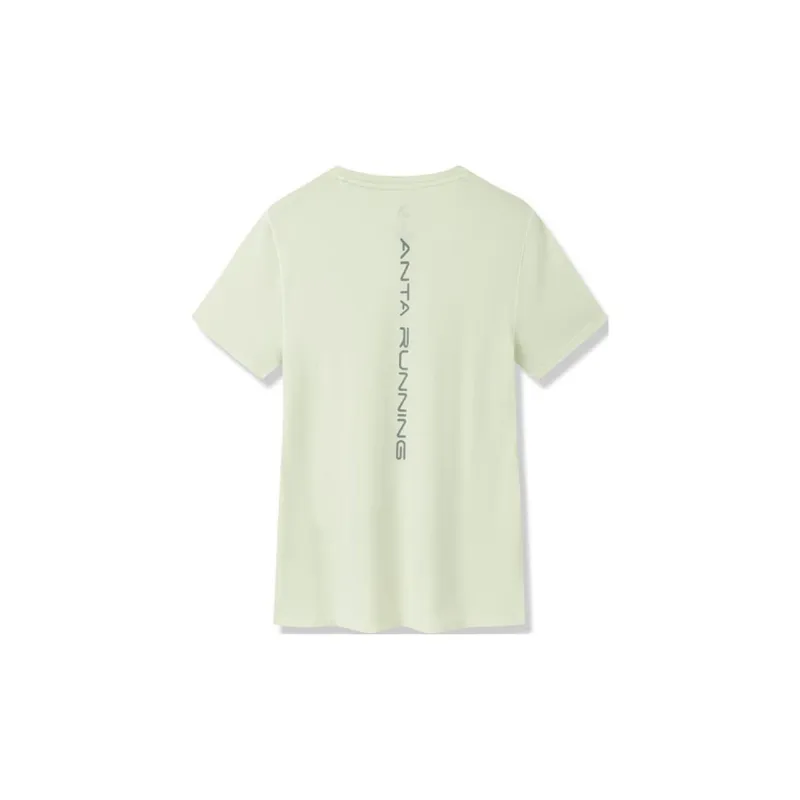 Anta Running Collection Regular T Shirt Women's Misty Green-1