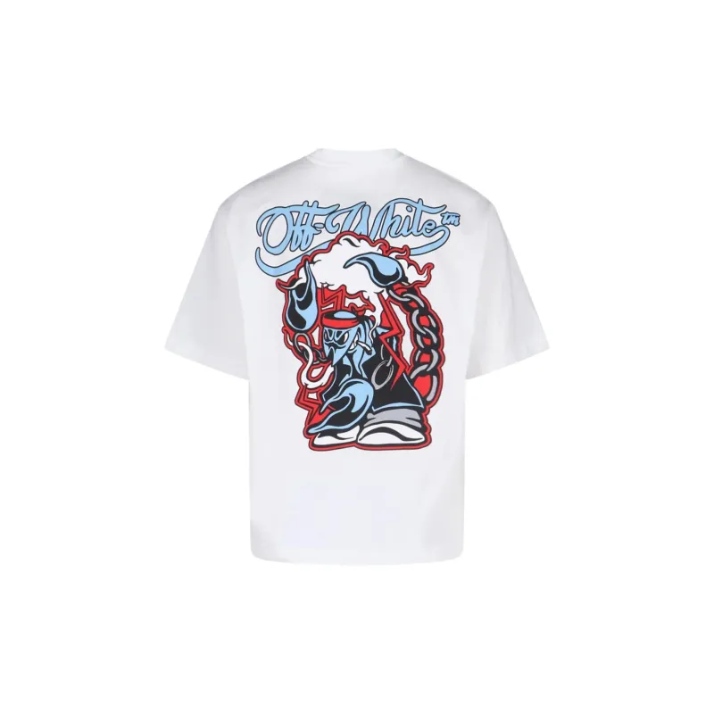 OFF-WHITE Scorpio Skate Short-Sleeve Tee -1