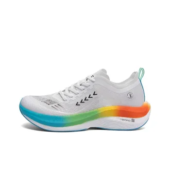 LPMX Breathable Lightweight Rebound Low Top Long Distance Running Running Shoes Men's White