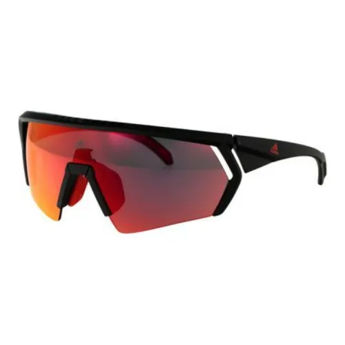 Adidas Acetate Irregular Shape Sunglasses Men's Black