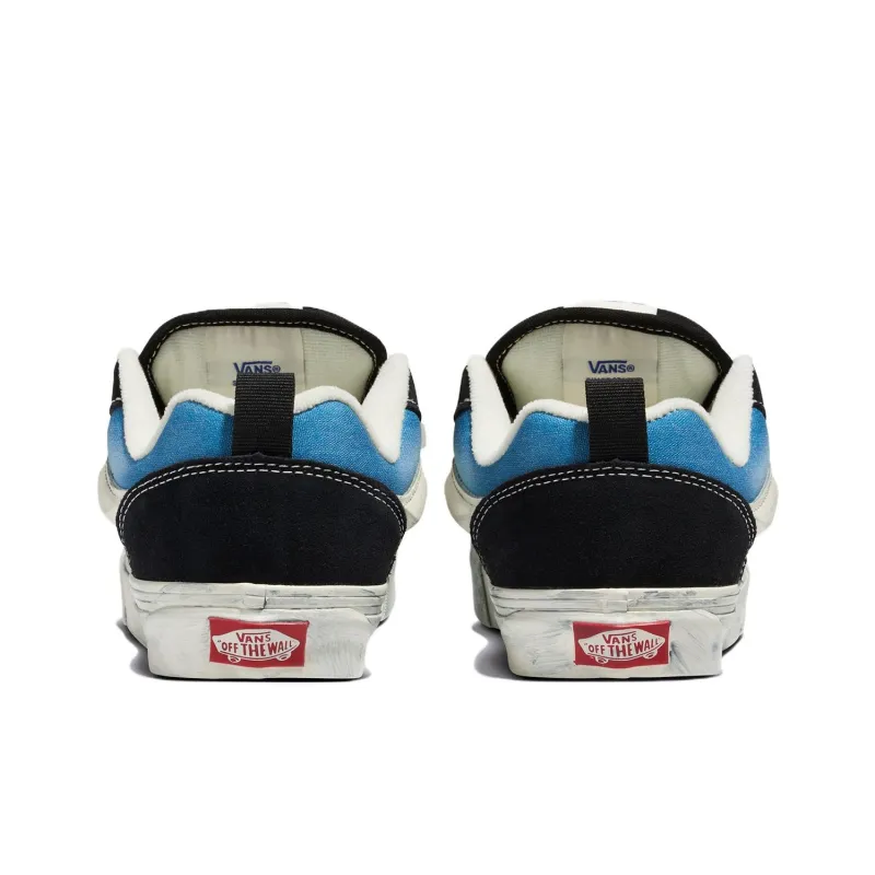 Vans Anti Slip Wear Resistant And Impact Resistant Low Top Skateboard Shoes Unisex Blue Black-3