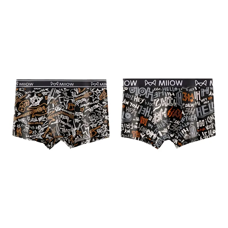 MIIOW Trend Party Series Underpants Men's Combo Set-63
