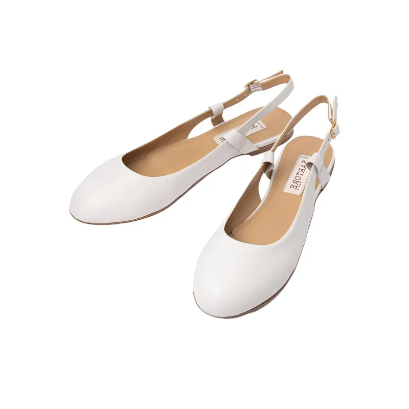 SARTORE Casual Single Shoes Women's Ecru-2