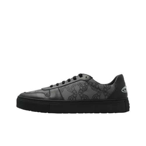 Vivienne Westwood Skateboard Shoes Men Low-Top Black