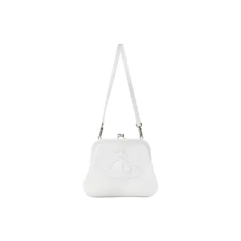 Vivienne Westwood Recycled Polyurethane Crossbody Bag Shoulder Bag Unisex White