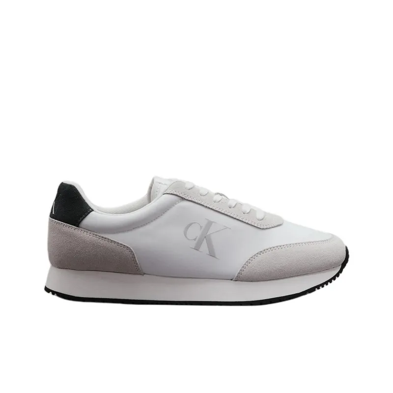 CKJ CALVIN KLEIN JEANS Low Top Casual Shoes Men's White-1