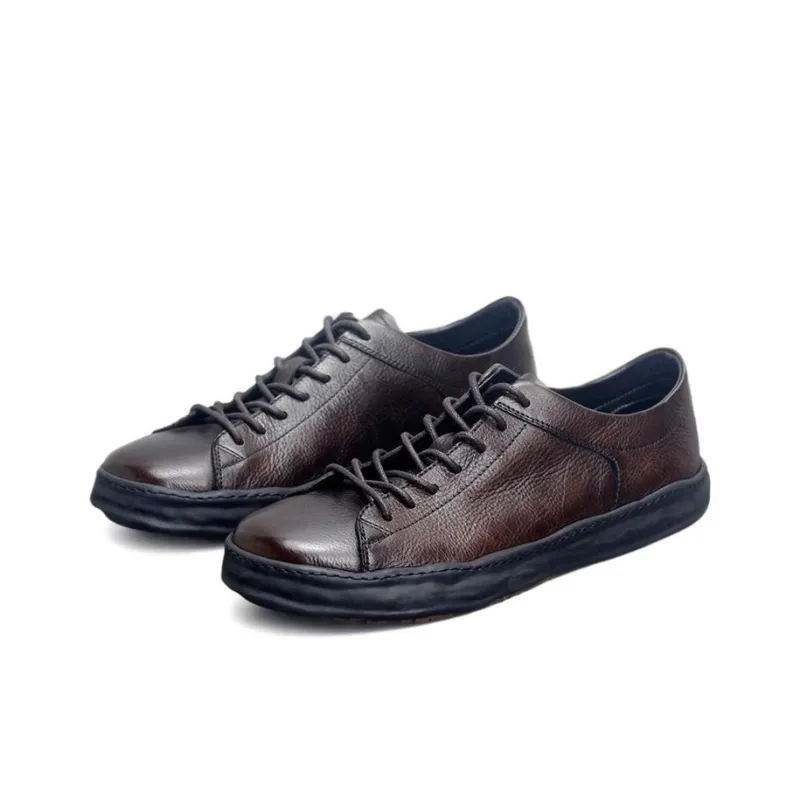 Devanro Wear-Resistant Breathable Water-Resistant Slip-Resistant Low-Top Skateboard Shoes Men's-5
