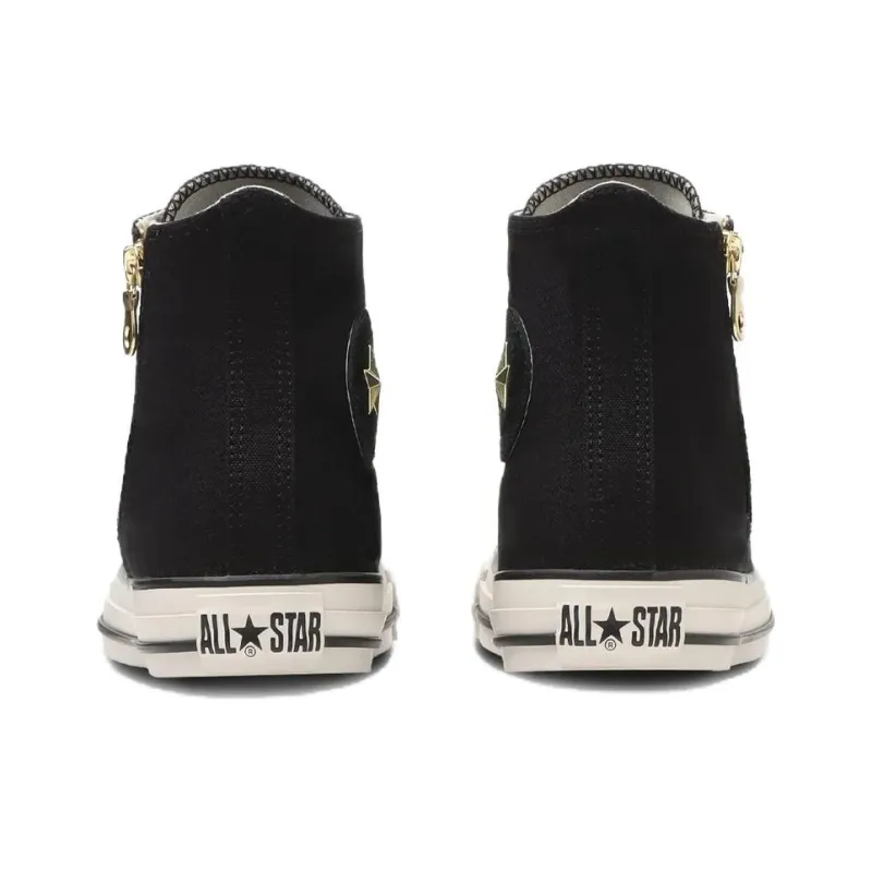 Converse All Star Anti Slip Wear Resistant High Top Canvas Shoes Unisex Black-4