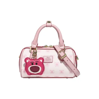 Disney Strawberry Bear Series Pvc Crossbody Bag, Shoulder Bag, Handbag Regular Women's Multicolor