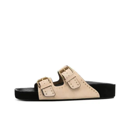 ISABEL MARANT Slide Slippers Women's Beige