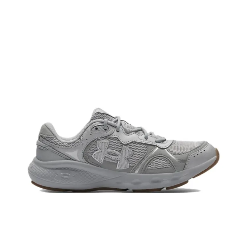 Under Armour Charged Anti Slip Wear Resistant Low Top Casual Shoes Women's Silver Gray-1