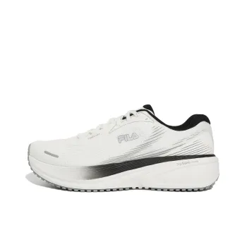 FILA Float Anti Slip Wear Resistant Low Top Casual Running Shoes Unisex White