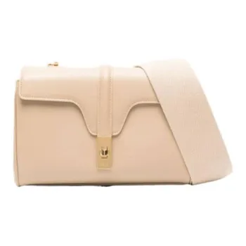 CELINE Calfskin Crossbody Bag Shoulder Bag Women's Light Pink