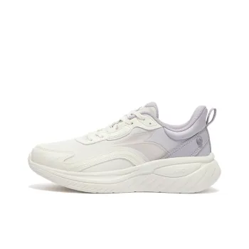 361° Non-slip Lightweight Low-Top Casual Running Shoes Women's White Purple