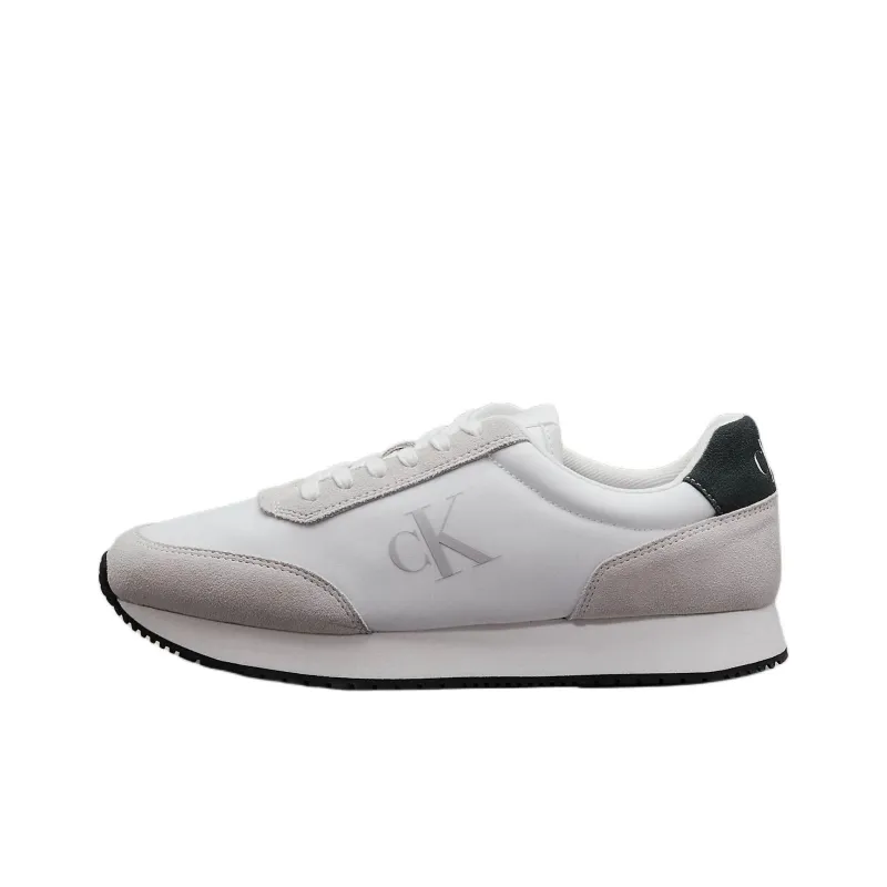 CKJ CALVIN KLEIN JEANS Low Top Casual Shoes Men's White-0