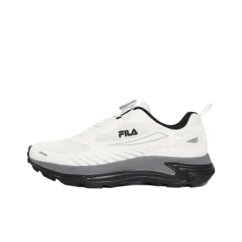 FILA Float Anti Slip Wear Resistant Low Top Running Shoes Unisex White
