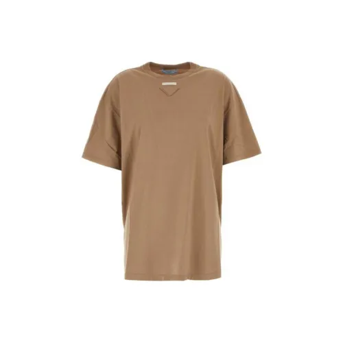 PRADA T-Shirts Women's Brown