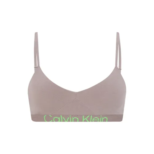 CALVIN KLEIN Bra Women's Gray Coffee