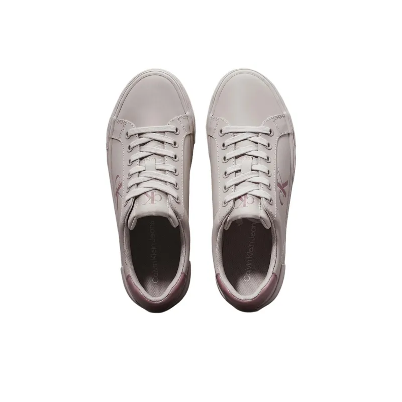 CKJ CALVIN KLEIN JEANS Low-Top Skateboard Shoes Women's Pink-4