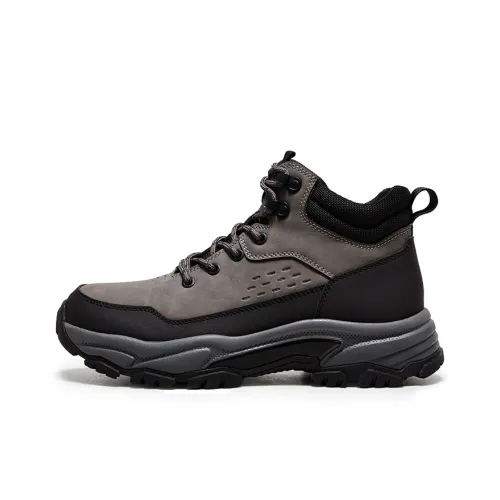 CAMEL Anti Slip Wear Resistant High Top Trekking Shoes Men's
