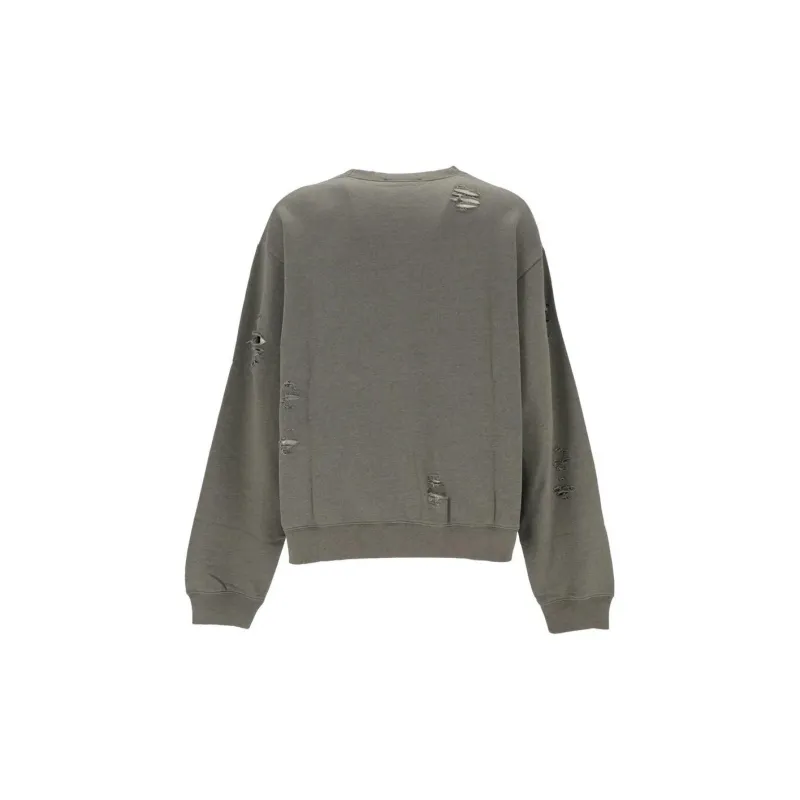 Acne Studios Distressed Logo Printed Sweatshirt-1