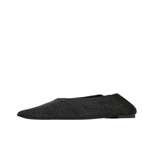 SAINT LAURENT Nour Embellished Pointed-Toe Shoes Women's