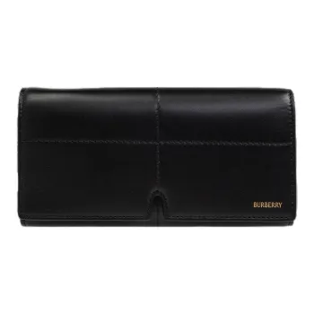 Burberry Logo lettering Leather Wallet