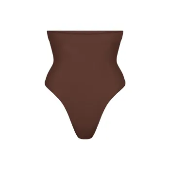 SKIMS SEAMLESS SCULPT HIGH-WAISTED THONG Underpants Women's COCOA/Cocoa