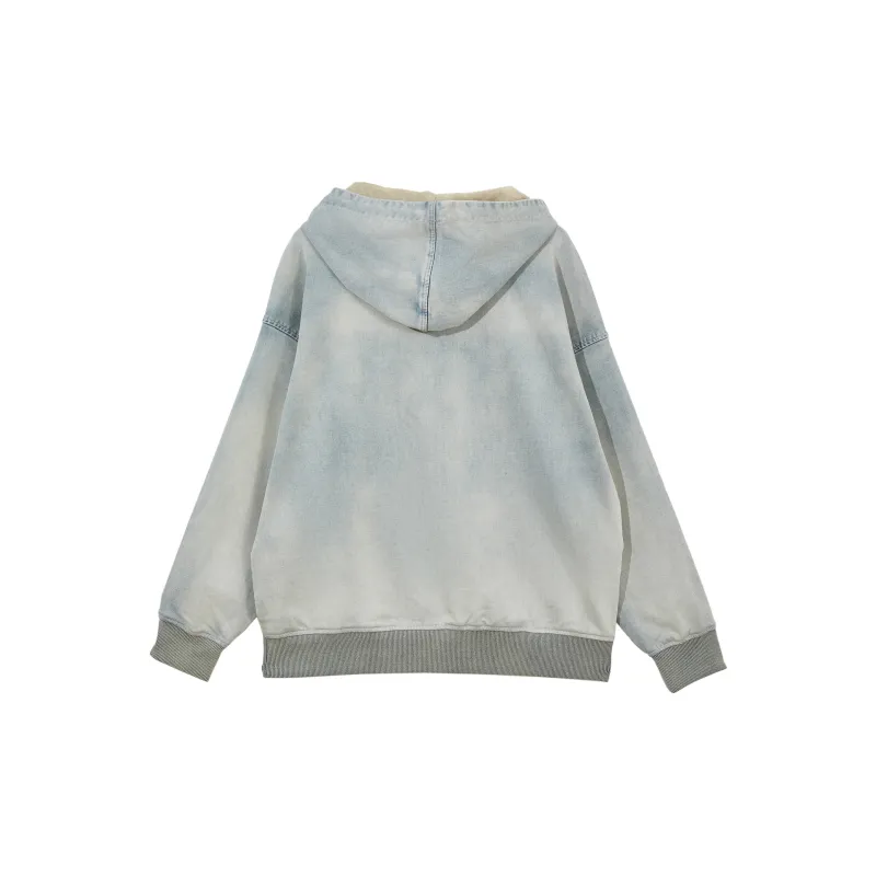 JACK JONES· Long Sleeved Top Sweatshirt Men's Light Denim Blue-1