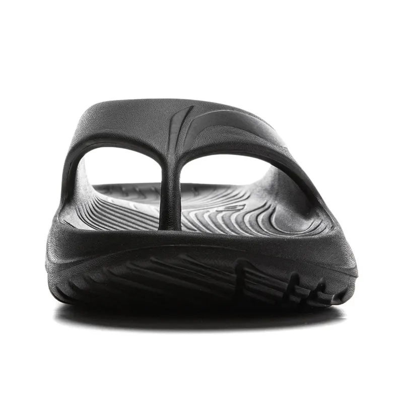 LiNing Abrasion Resistant Slip Resistant Flip Flops Unisex Black-2