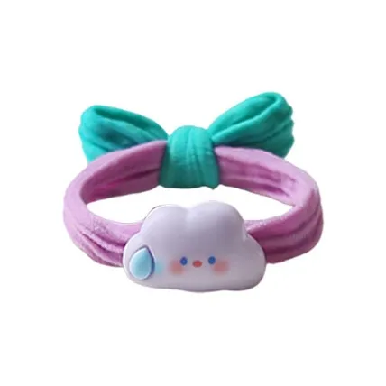 QUIET LOVE Resin Fabric Hair Tie Women's-1