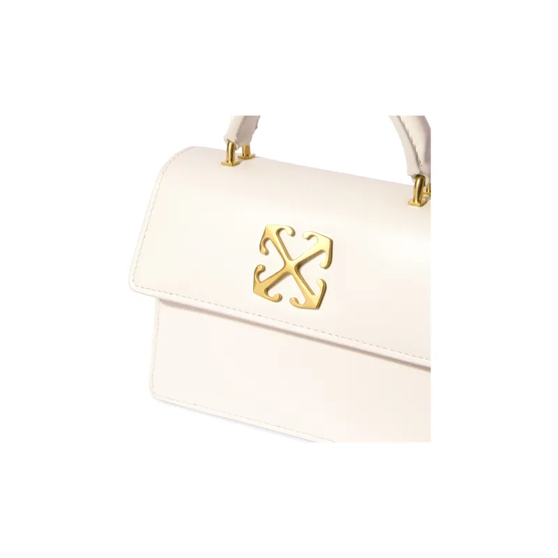 OFF-WHITE Jitney Baby Logo Plaque Shoulder Bag-4