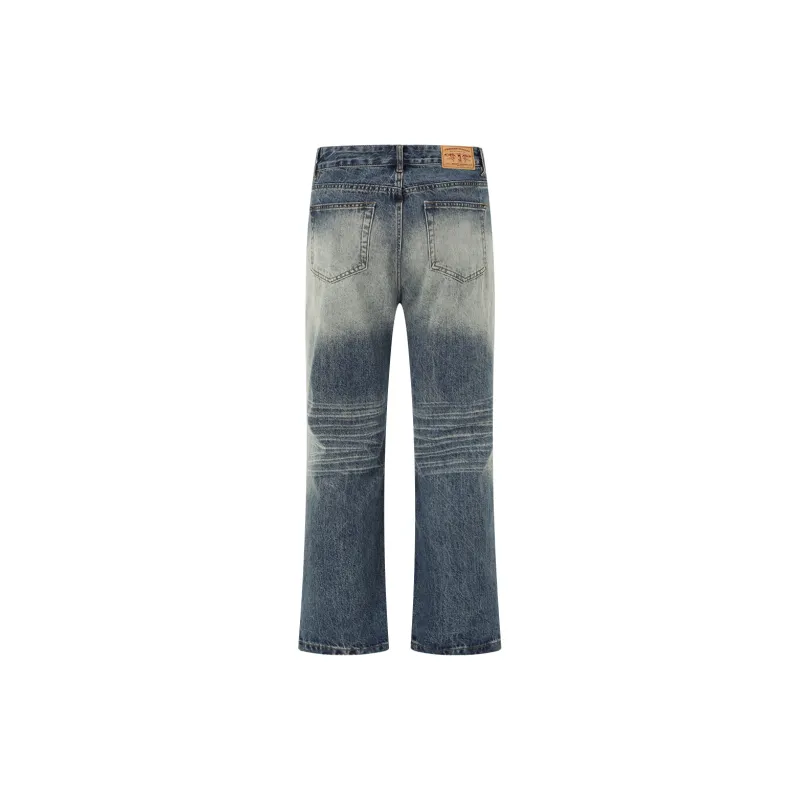URS GGON Jeans Unisex Vintage Blue-1