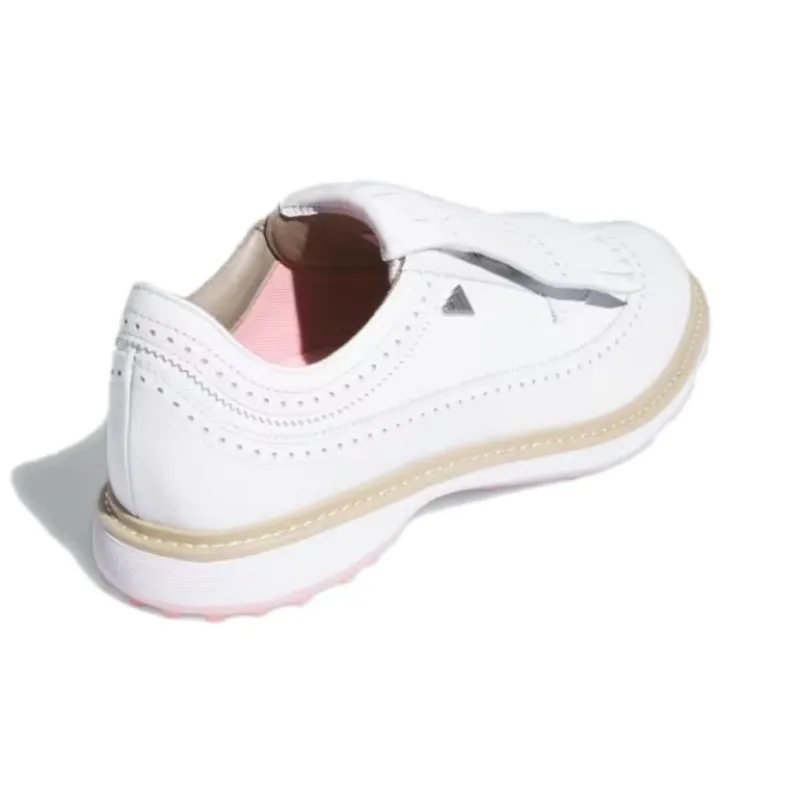Adidas Anti Slip Wear Resistant Low Top Golf Shoes Unisex White-3